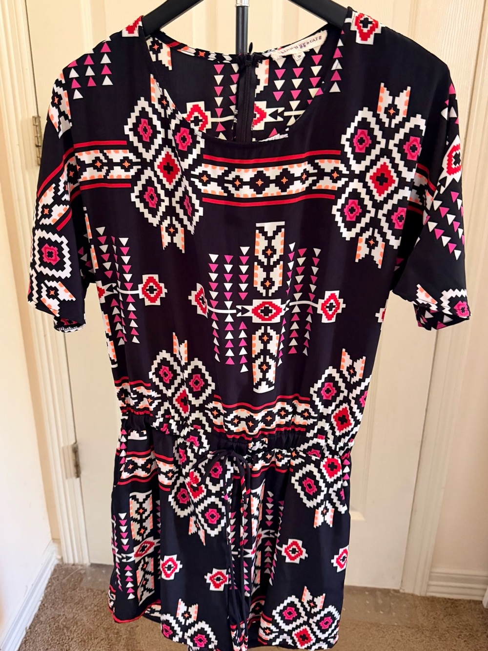 Altar'd State Boho Aztec Print Romper Size S